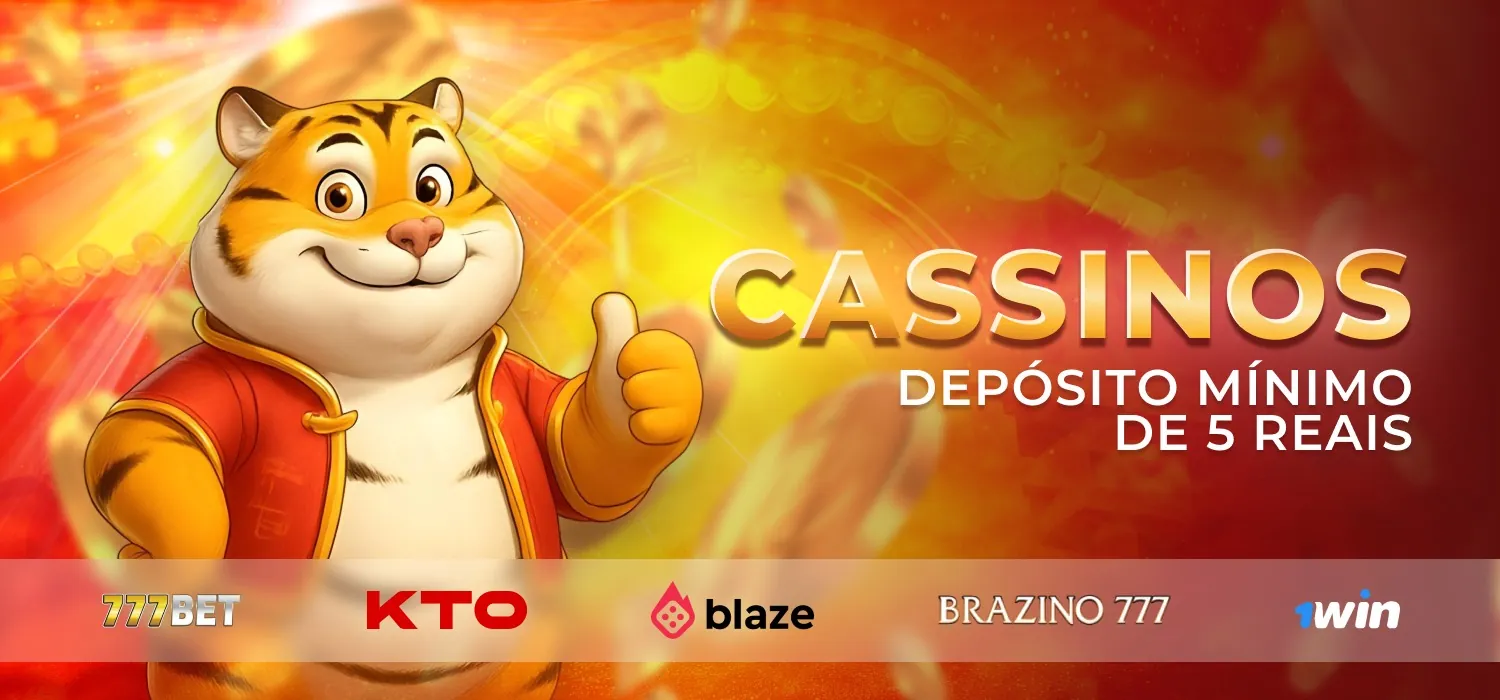 plataformas com depósito mínimo de 5 reais