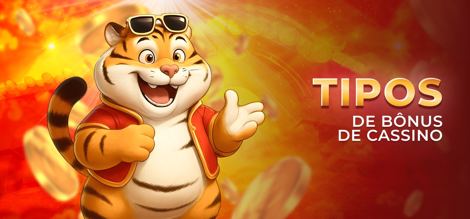 tipos de bônus disponíveis no cassino